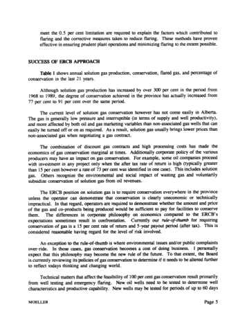 Solution Gas Conservation in Alberta Page 7
