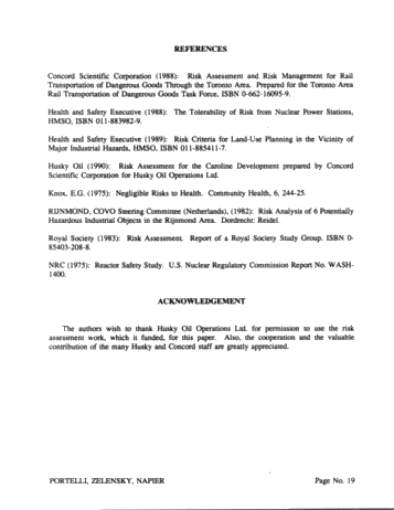 Risk Analysis of Pipeline Transmission of Hazardous Substances Page 19