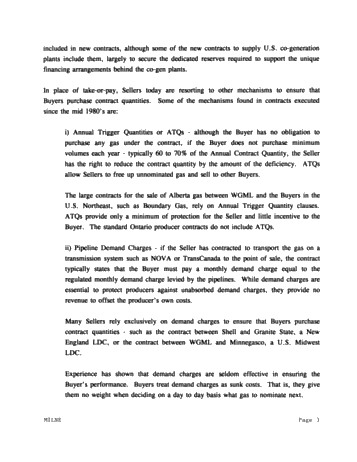 Natural Gas Purchasing Practices in Ontario Page 3