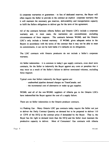 Natural Gas Purchasing Practices in Ontario Page 8