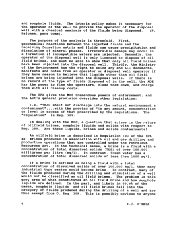 Chemical Analysis of Soupholes and Stimulation Fluids: Why Bother? Page 3