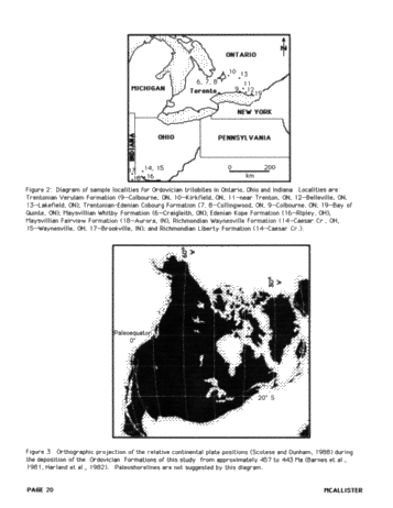 Comparisons of Recent Arthropods and Trilobites Trilobites and Their Use as Possible Paleoenvironmental Indicators Page 20