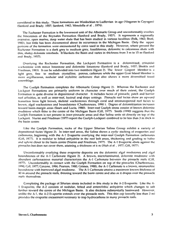 Subaerial Exposure of Middle Silurian Guelph Formation Pinnacle Reefs of the Michigan Basin, Southwestern Ontario Page 3