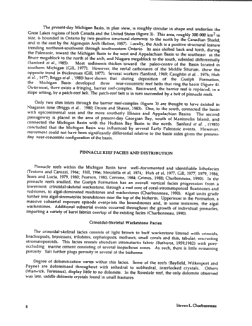 Subaerial Exposure of Middle Silurian Guelph Formation Pinnacle Reefs of the Michigan Basin, Southwestern Ontario Page 4