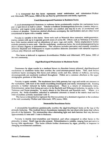 Subaerial Exposure of Middle Silurian Guelph Formation Pinnacle Reefs of the Michigan Basin, Southwestern Ontario Page 5
