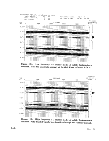 Seismic Modeling of the Rose Run Formation, Eastern Ohio Page 25