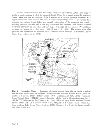 New Deep Structural Profiles From Old Seismic Data; an Ugly Duckling Case History From the Eastern Great Lakes, Southern Ontario. Page 2