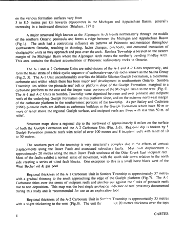 Dolomitization Patterns in the Salina A-1 and A-2 Units, Sombra Township, Ontario Page 4