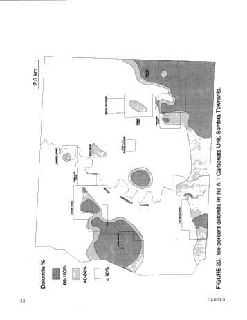 Dolomitization Patterns in the Salina A-1 and A-2 Units, Sombra Township, Ontario Page 32