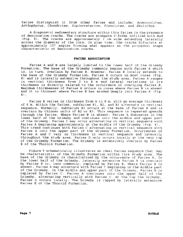 Paleoenvironments of the Grimsby Formation (Silurian) in Subsurface, Lake Erie, Ontario Page 7