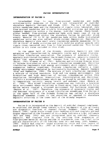 Paleoenvironments of the Grimsby Formation (Silurian) in Subsurface, Lake Erie, Ontario Page 8