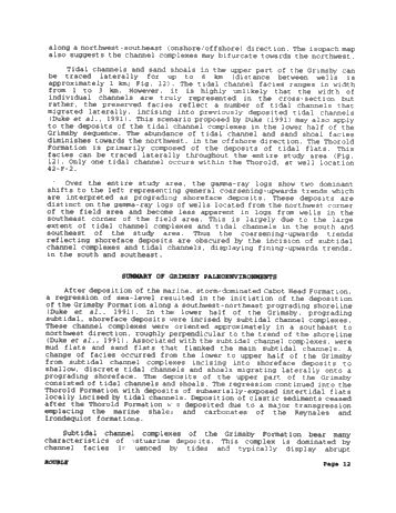 Paleoenvironments of the Grimsby Formation (Silurian) in Subsurface, Lake Erie, Ontario Page 12