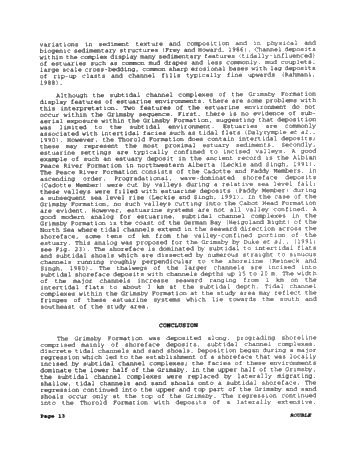 Paleoenvironments of the Grimsby Formation (Silurian) in Subsurface, Lake Erie, Ontario Page 13