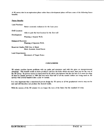 3-D Seismic Benefits Page 16