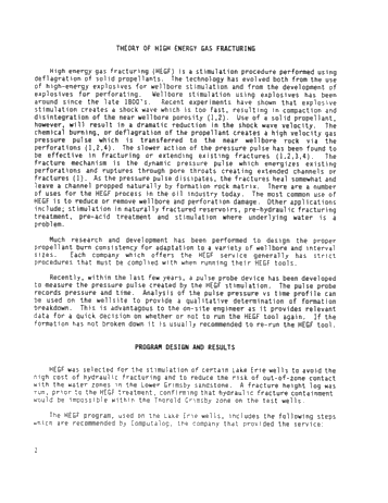 Performance of High-Energy Gas Fracturing Offshore Lake Erie Page 2