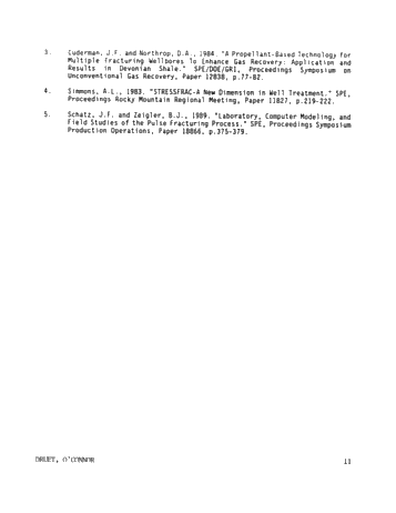 Performance of High-Energy Gas Fracturing Offshore Lake Erie Page 11