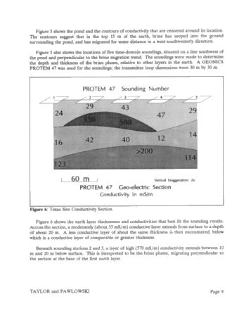 Electromagnetic Mapping of Brine Contamination in Petroleum Producing Areas Page 9