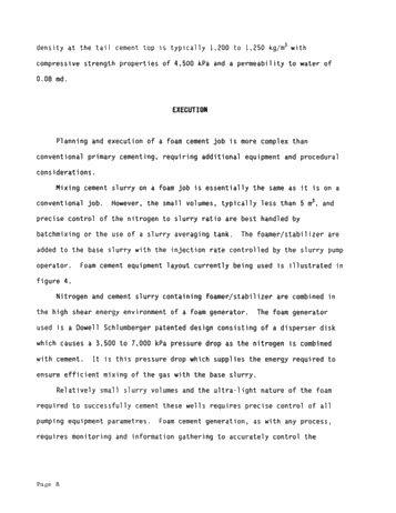 Foam Cementing Across Fractured Ordovician Formations in Kent/Essex County Page 8