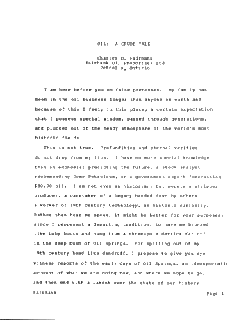 Luncheon Address Page 1