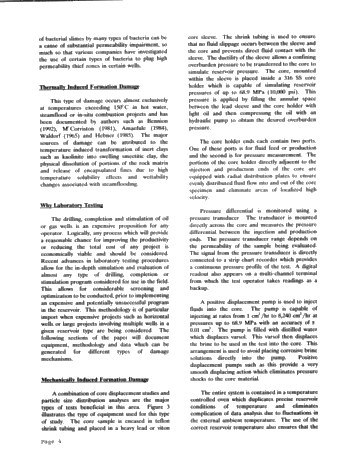 The Design and Use of Laboratory Tests to Reduce Formation Damage in Oil and Gas Reservoirs Page 4