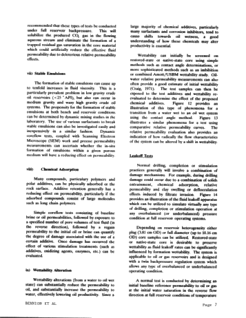 The Design and Use of Laboratory Tests to Reduce Formation Damage in Oil and Gas Reservoirs Page 7