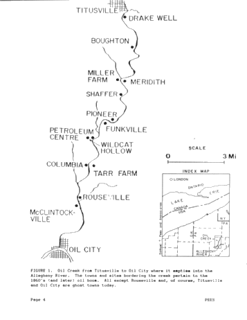 The Opening Years and Subsequent Events of the Early Oil Industry in Oil Creek Valley, N.W. Pennsylvania, U.S.A. Page 4