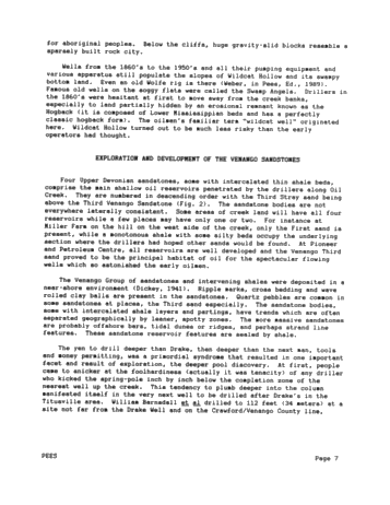 The Opening Years and Subsequent Events of the Early Oil Industry in Oil Creek Valley, N.W. Pennsylvania, U.S.A. Page 7