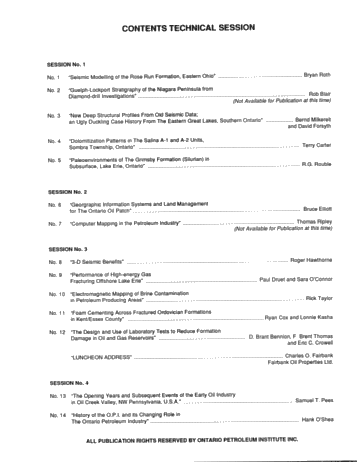 Thirtieth Annual Conference Page 1