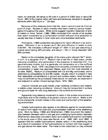 Soil Radon Gas Surveying: a Rapid Inexpensive Exploration Tool for Oil and Natural Gas Page 3