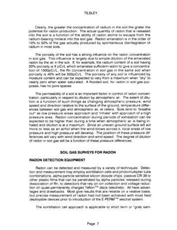 Soil Radon Gas Surveying: a Rapid Inexpensive Exploration Tool for Oil and Natural Gas Page 6
