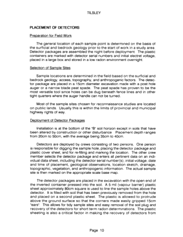 Soil Radon Gas Surveying: a Rapid Inexpensive Exploration Tool for Oil and Natural Gas Page 9