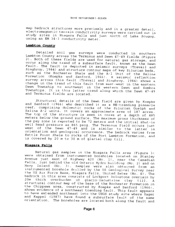 Structural Control on Natural Gas Seepage in Southern Ontario Page 6
