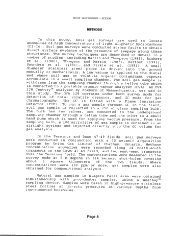 Structural Control on Natural Gas Seepage in Southern Ontario Page 8