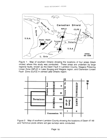 Structural Control on Natural Gas Seepage in Southern Ontario Page 18