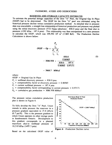 The Integrated Approach to Modeling the Dow-Sarnia Block "A Pool Page 6