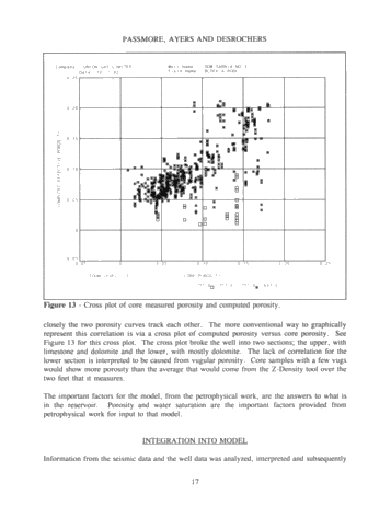 The Integrated Approach to Modeling the Dow-Sarnia Block "A Pool Page 16