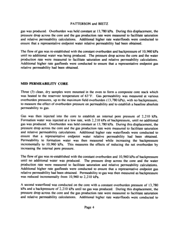 Gas Storage Reservoir Performance Optimization Through Relative Permeability Studies Page 4