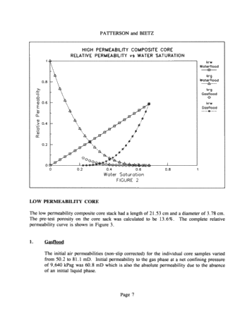 Gas Storage Reservoir Performance Optimization Through Relative Permeability Studies Page 7