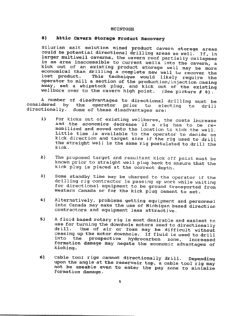 Directional Drilling: an Ontario Perspective Page 5