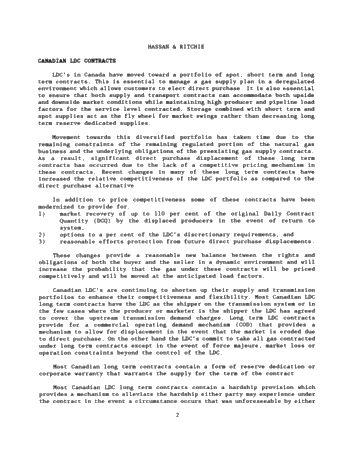 Natural Gas Pricing and Contracting Practices in North America Page 2