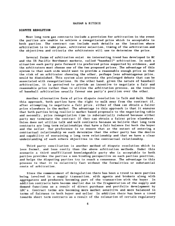 Natural Gas Pricing and Contracting Practices in North America Page 7