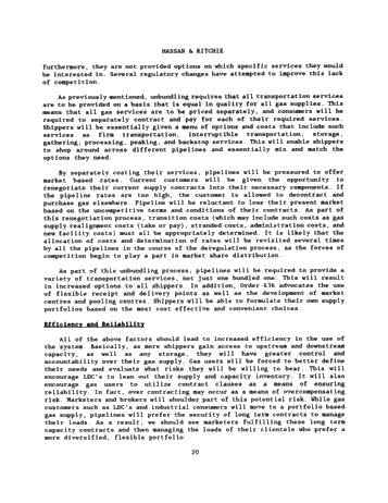 Natural Gas Pricing and Contracting Practices in North America Page 19