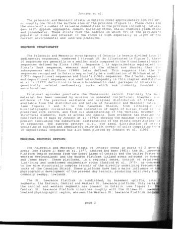 The Paleozoic and Mesozoic Geology of Ontario: New Insights From the Application of Sequence Stratigraphic Concepts Page 2