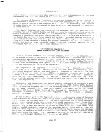 The Paleozoic and Mesozoic Geology of Ontario: New Insights From the Application of Sequence Stratigraphic Concepts Page 10