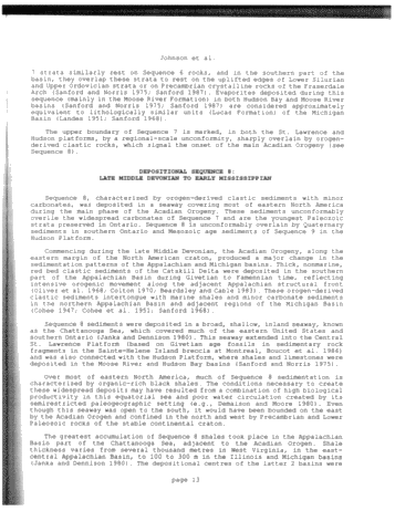 The Paleozoic and Mesozoic Geology of Ontario: New Insights From the Application of Sequence Stratigraphic Concepts Page 13