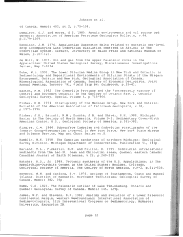 The Paleozoic and Mesozoic Geology of Ontario: New Insights From the Application of Sequence Stratigraphic Concepts Page 22