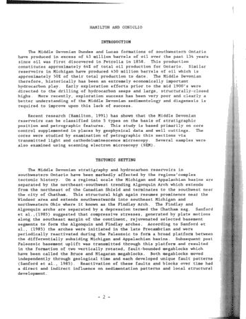 Styles of Reservoir Development in the Middle Devonian of Southwestern Ontario Page 2