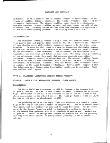 Styles of Reservoir Development in the Middle Devonian of Southwestern Ontario Page 14