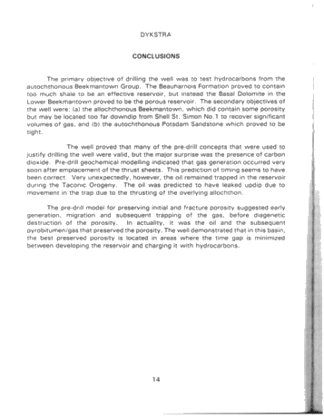 Recent Gas Exploration in the St. Lawrence Lowlands, Quebec: BVI et al St. Simon No. 1 Page 11