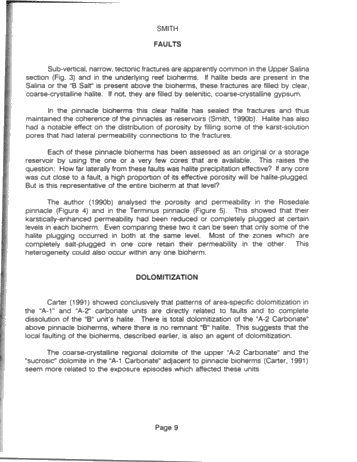 The Salina Group: Salt Solution and the Algonquin Arch: Relation to Reservoir Porosity, Salt Caverns and Industrial Minerals Page 9